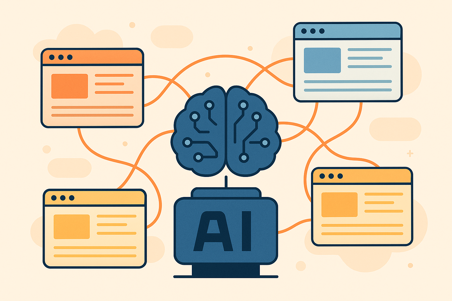 AI detection of suspicious link patterns
